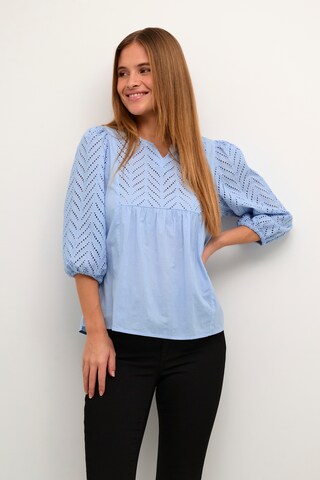 CULTURE Blouse in Blauw: voorkant