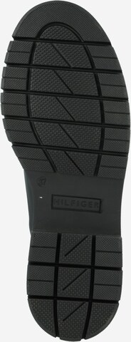 TOMMY HILFIGER Schnürstiefelette in Schwarz