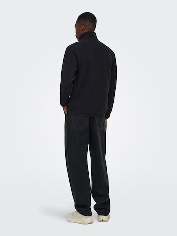 Only & Sons - Casaco de velo 'ONSJason' em preto