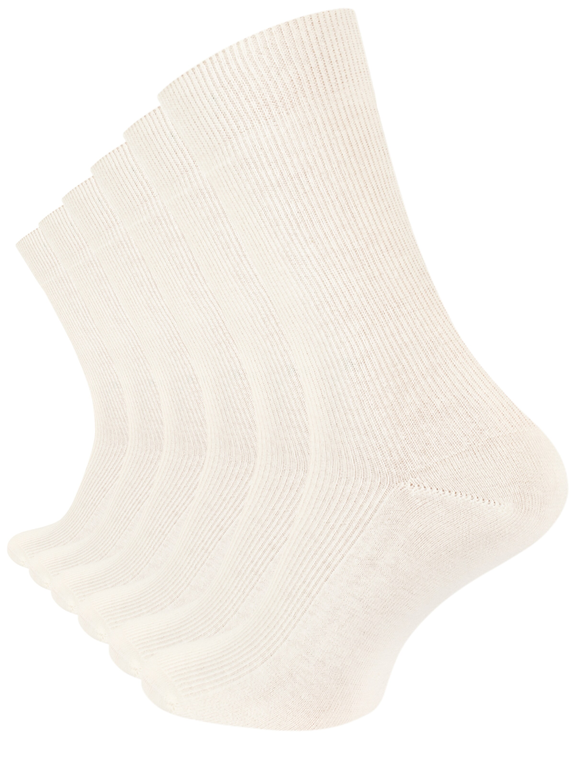 Calzino di Clark Crown in beige: frontale