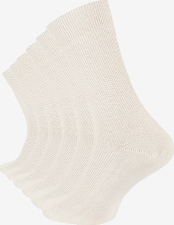 Chaussettes Clark Crown en beige : devant
