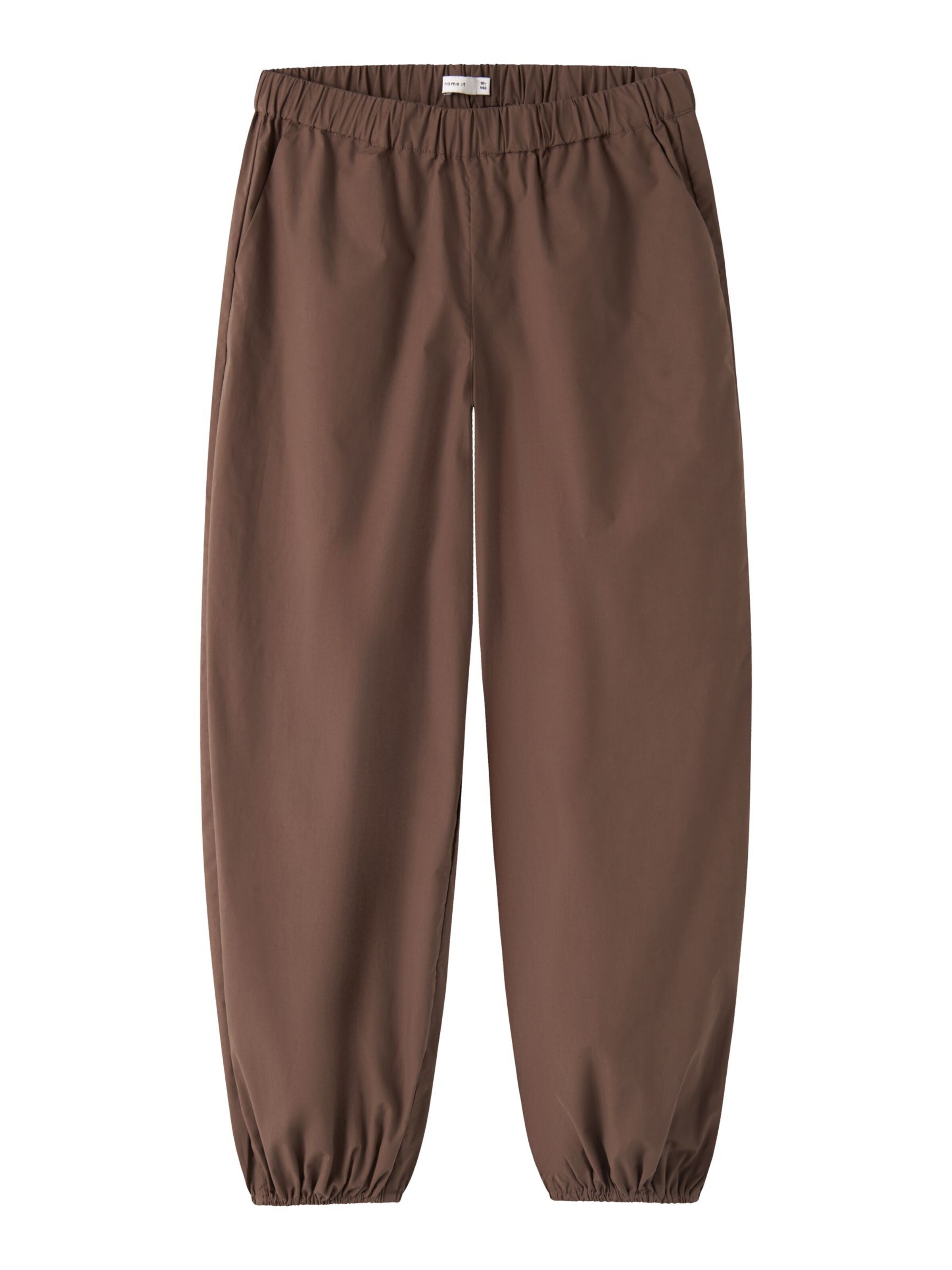 NAME IT - Tapered Pantalón en marrón: frente
