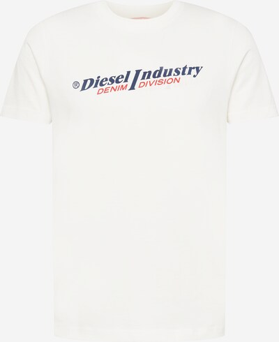 DIESEL Shirt 'DIEGOR' in Cream / Navy / Red, Item view