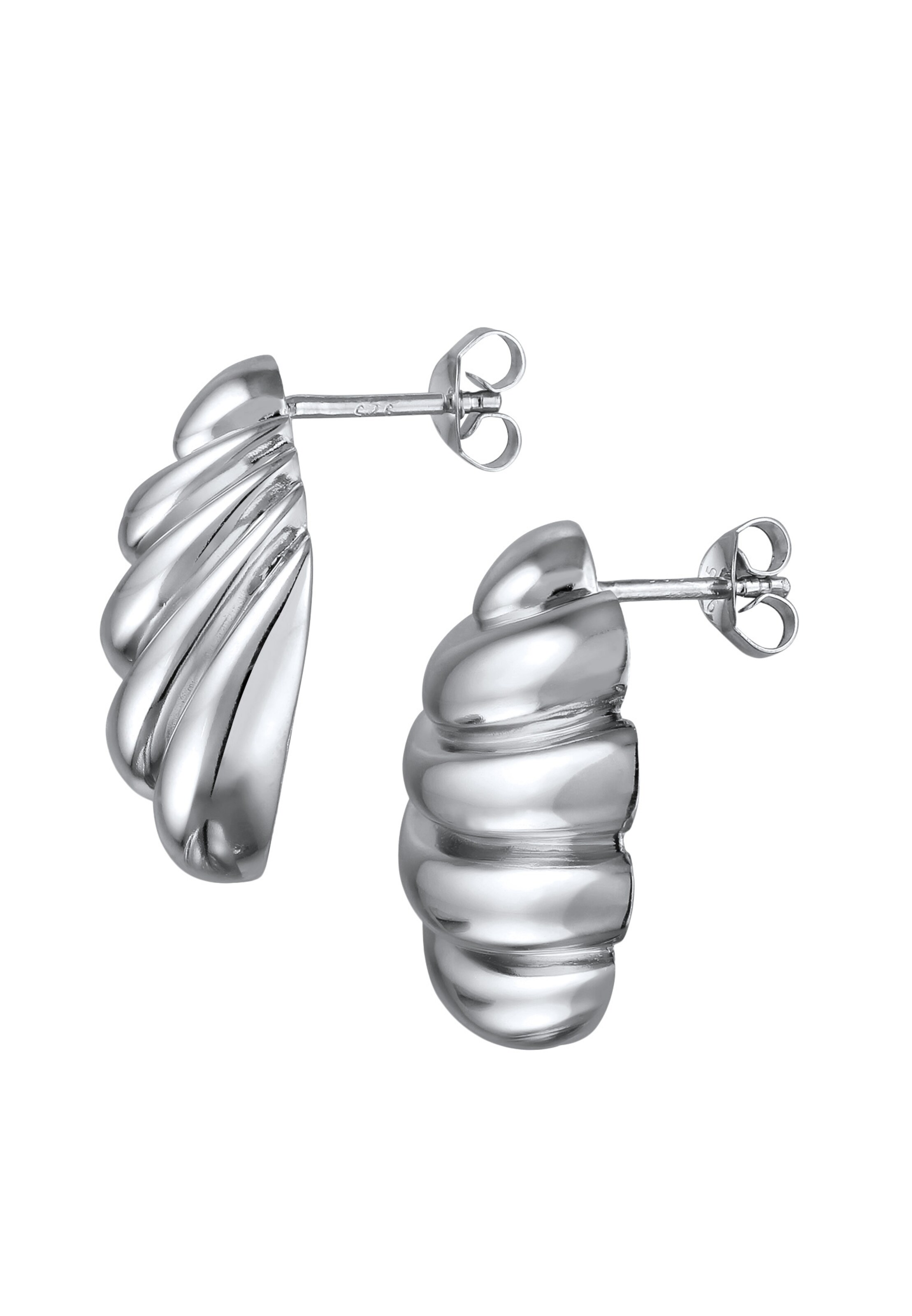 ELLI PREMIUM Ohrringe 'Muschel' in Silber