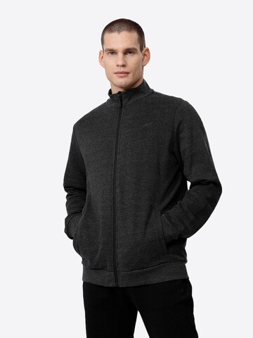 4F - Sweatshirt de desporto em cinzento: frente