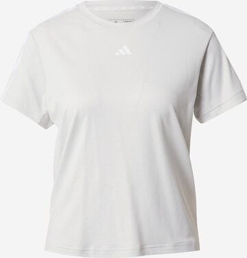 ADIDAS PERFORMANCE - Camisa funcionais 'Train Essentials' em cinzento: frente