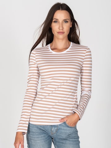 mandragora Bluse 'Fit' in Beige