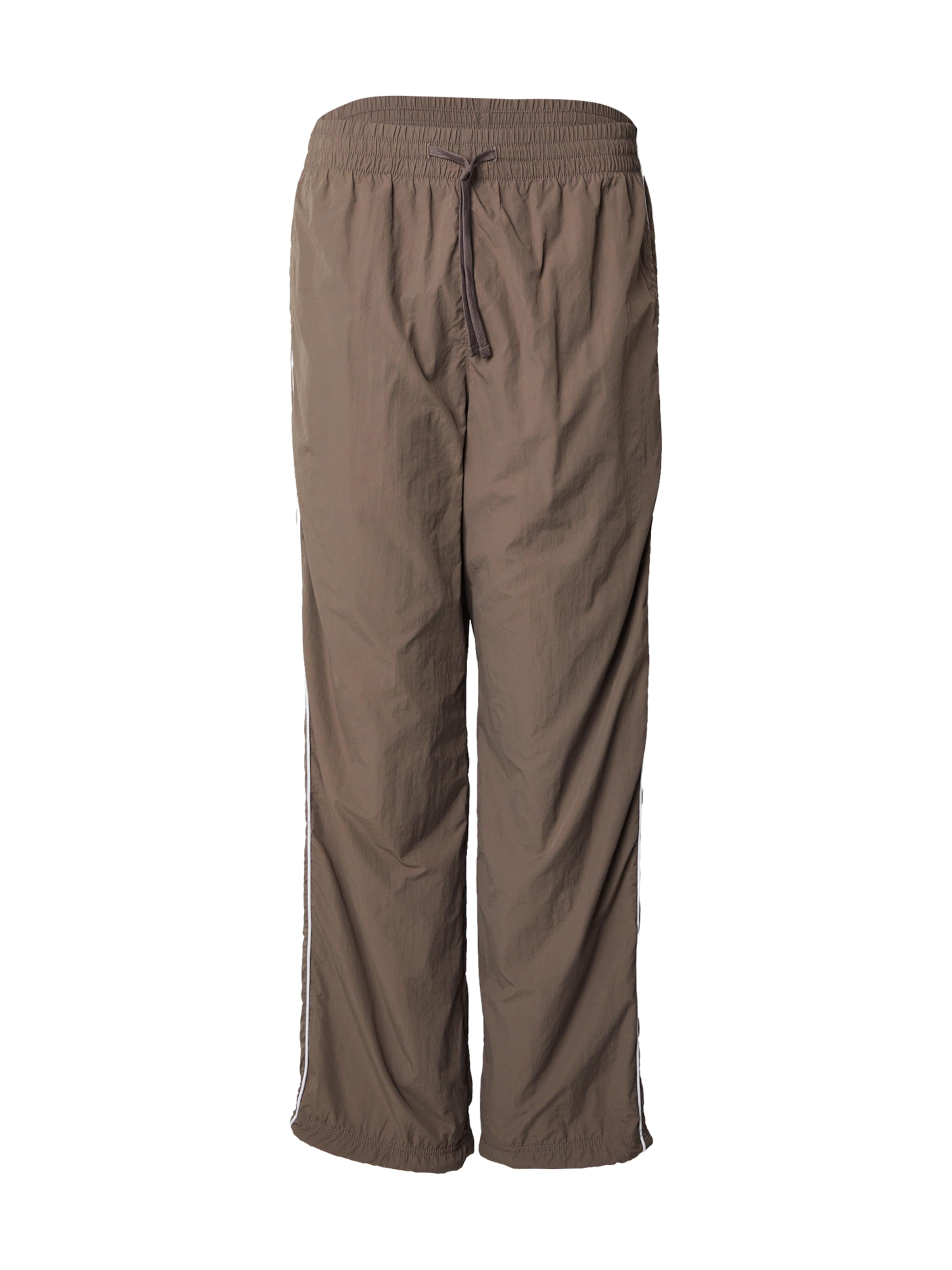 HOLLISTER Avar lõige Püksid, värv pruun: eest vaates