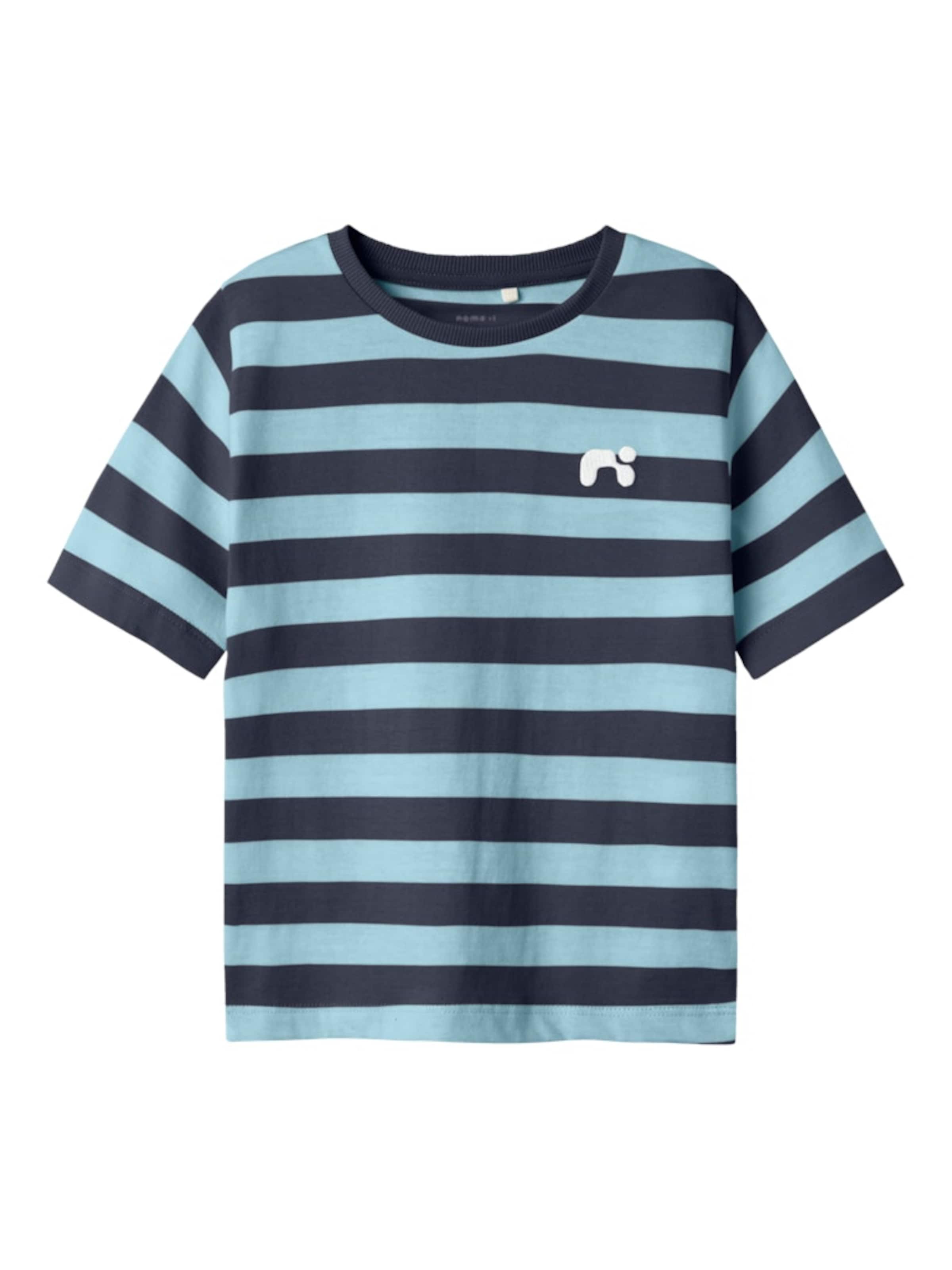 NAME IT Koszulka 'NKMFRIDY' w kolorze niebieski: przód