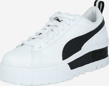 PUMA Athletic Shoes 'Mayze' in White: front
