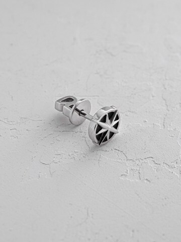 Orecchino 'COMPASS' di REYTEL in argento: frontale