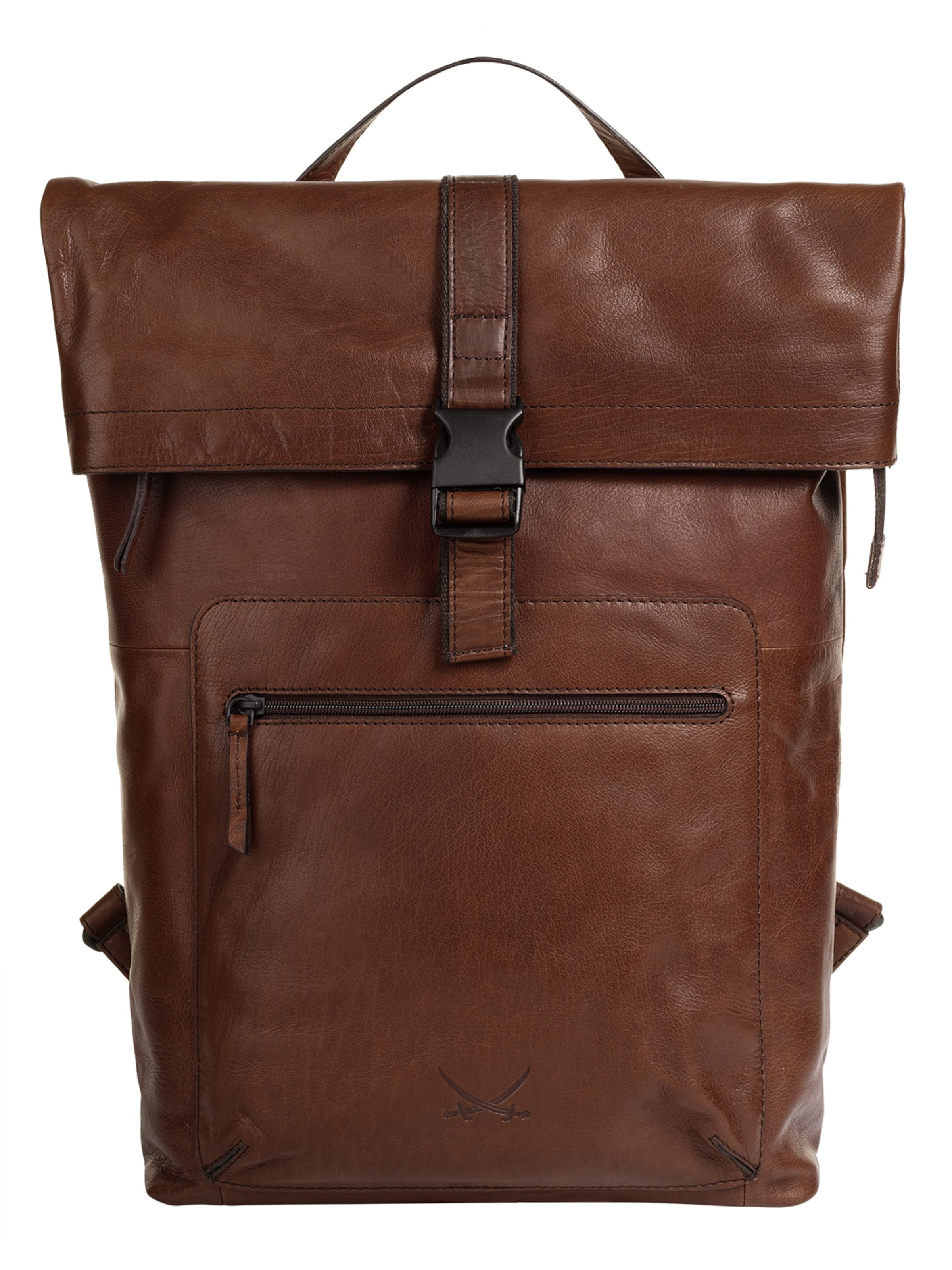 SANSIBAR Rucksack‌‌‌‌‌‌ in Braun: Vorderseite