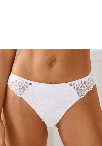 LASCANA Thong in White: front