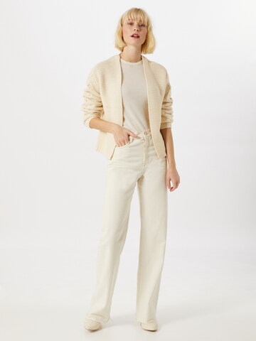 VERO MODA Cardigan 'VMNONAMESTITCH' i beige