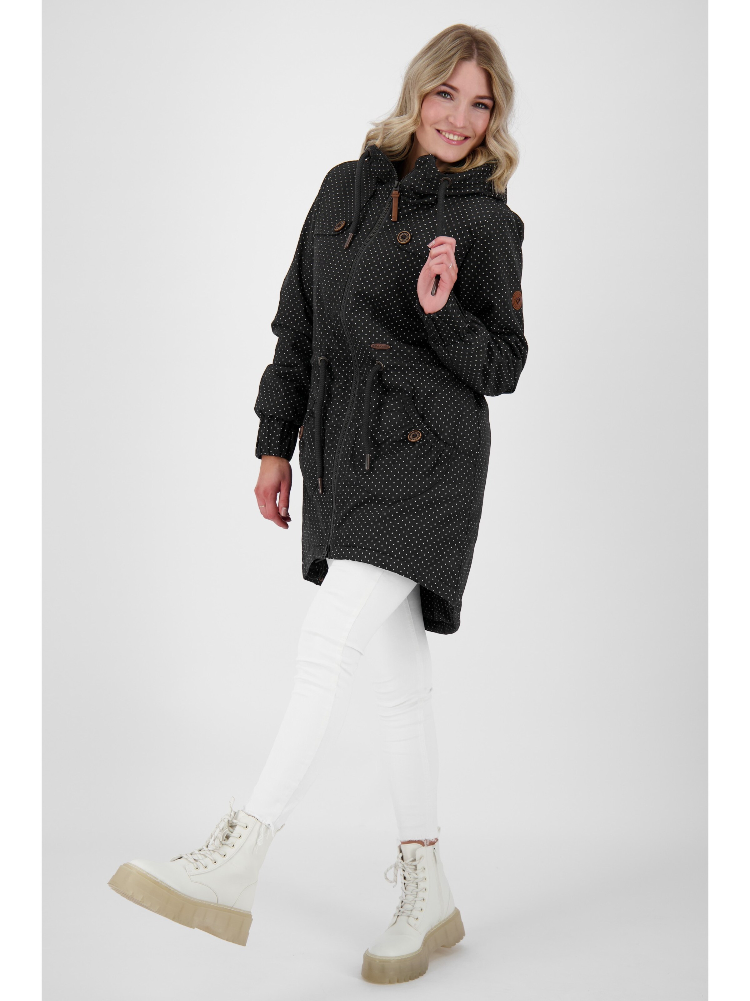 Parka d’hiver 'CHARLOTTE AK' alife & kickin en noir