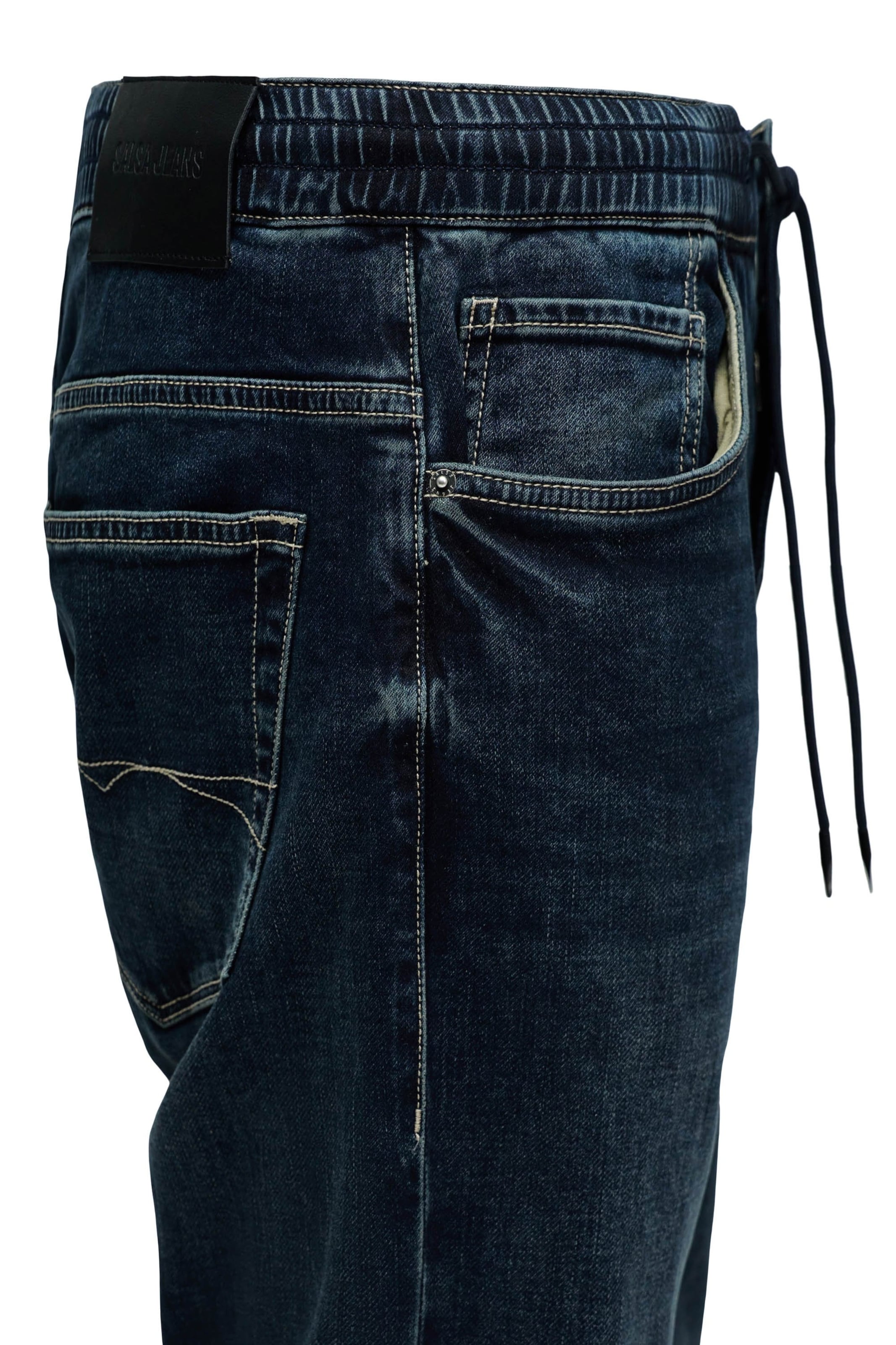 Regular Pantalon chino Salsa Jeans en bleu
