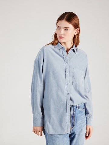 Herrlicher Blouse 'Jamina' in Blauw: voorkant