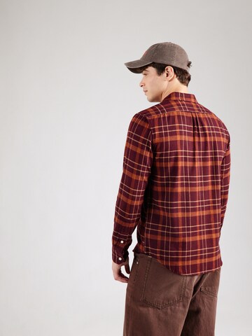 Lee Regular fit Srajca | rjava barva: zadnja stran