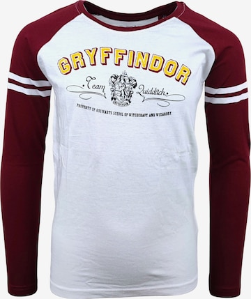 Harry Potter Shirt 'Harry Potter Langarmshirt' in White: front