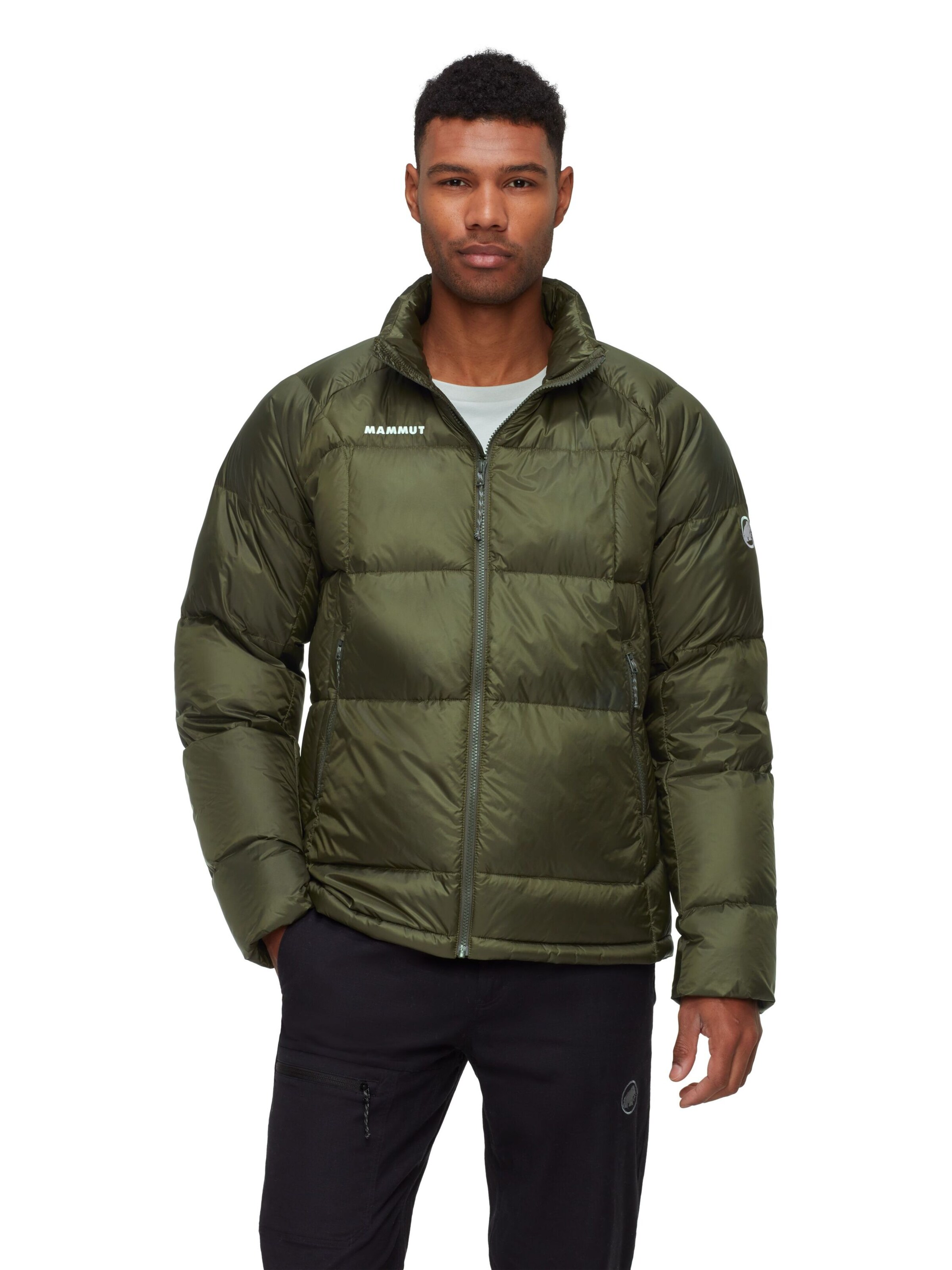 MAMMUT Outdoor jacket 'Glaciar Clow IN' in Green: front