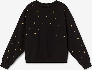 Lola CasademuntSweater majica - crna boja: prednji dio