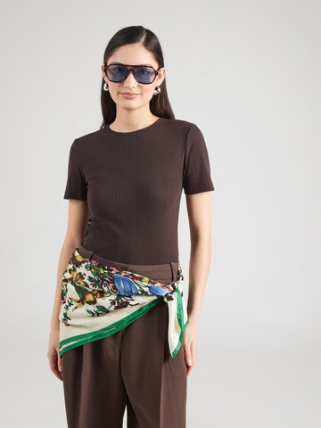 Maglietta di JDY in marrone: frontale