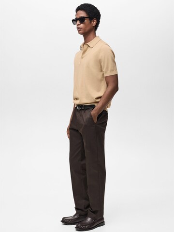 T-Shirt 'ARRAONA' MANGO MAN en marron