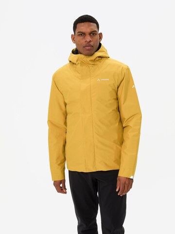 VAUDE Outdoorjas in Geel: voorkant