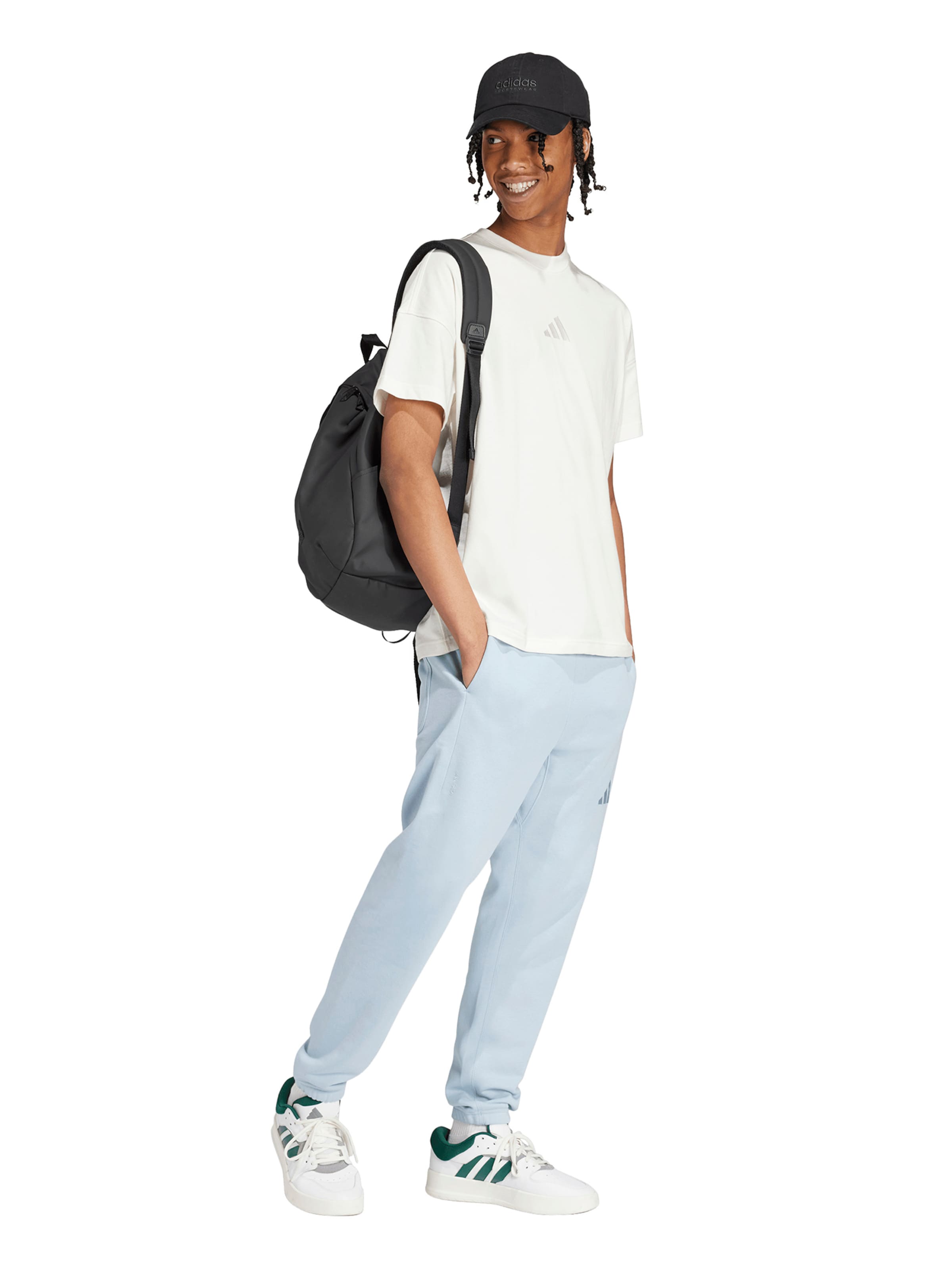 balts ADIDAS SPORTSWEAR Sporta krekls 'All Szn'