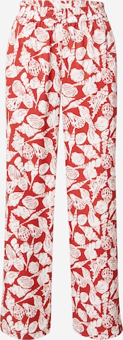 Wide Leg Pantalon 'Gia' SCOTCH & SODA en rouge : devant