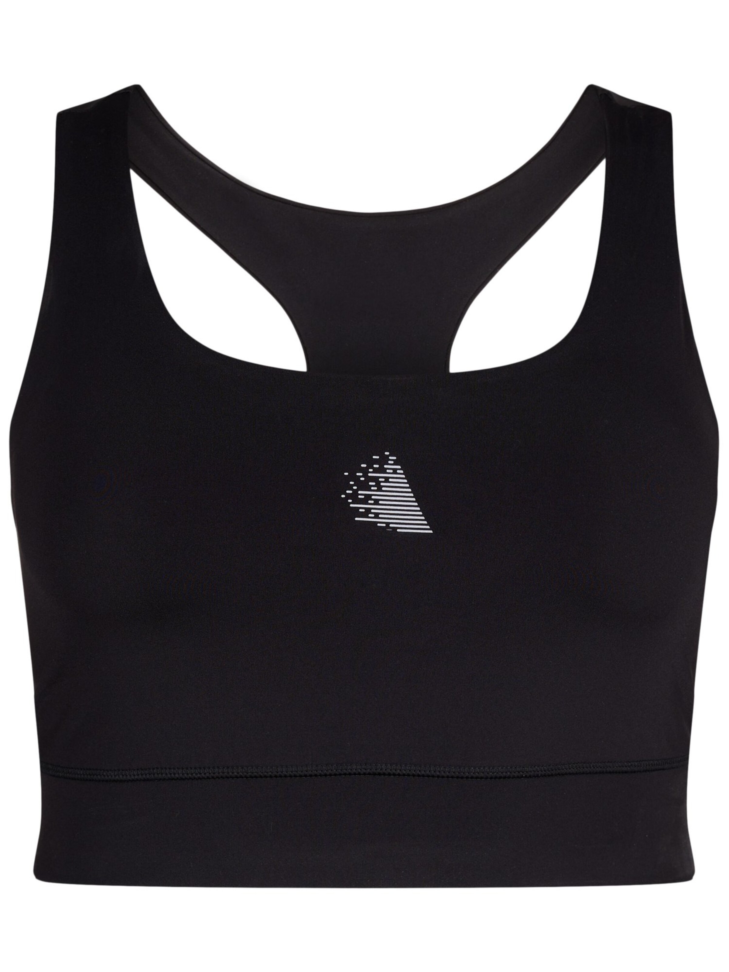 Active by Zizzi Bralette Sports bra in Black: front