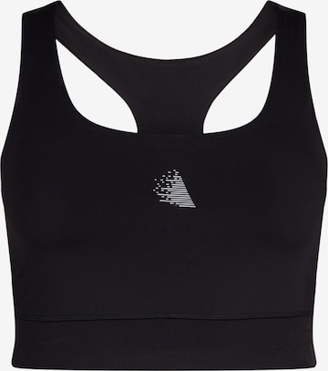 Active by ZizziBustier Sportski grudnjak - crna boja: prednji dio