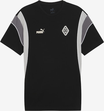 T-Shirt fonctionnel 'Borussia Mönchengladbach' PUMA en noir : devant