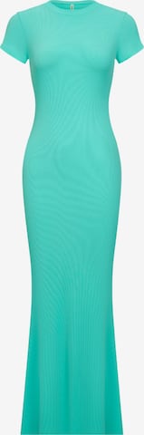 Abito 'Ribbed T-Shirt Maxikleid' di cfab (formerly creamy fabrics) in verde: frontale