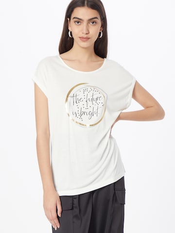 T-shirt 'Merrit' ABOUT YOU en blanc : devant