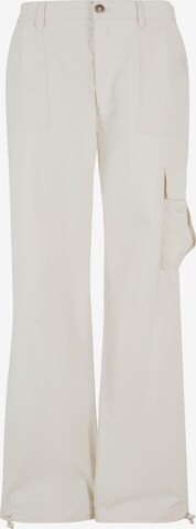 Loosefit Pantalon cargo Karl Kani en blanc : devant