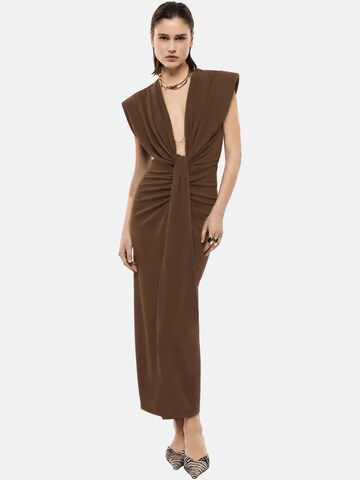 IMPERIAL Dress 'ABITO' in Brown: front