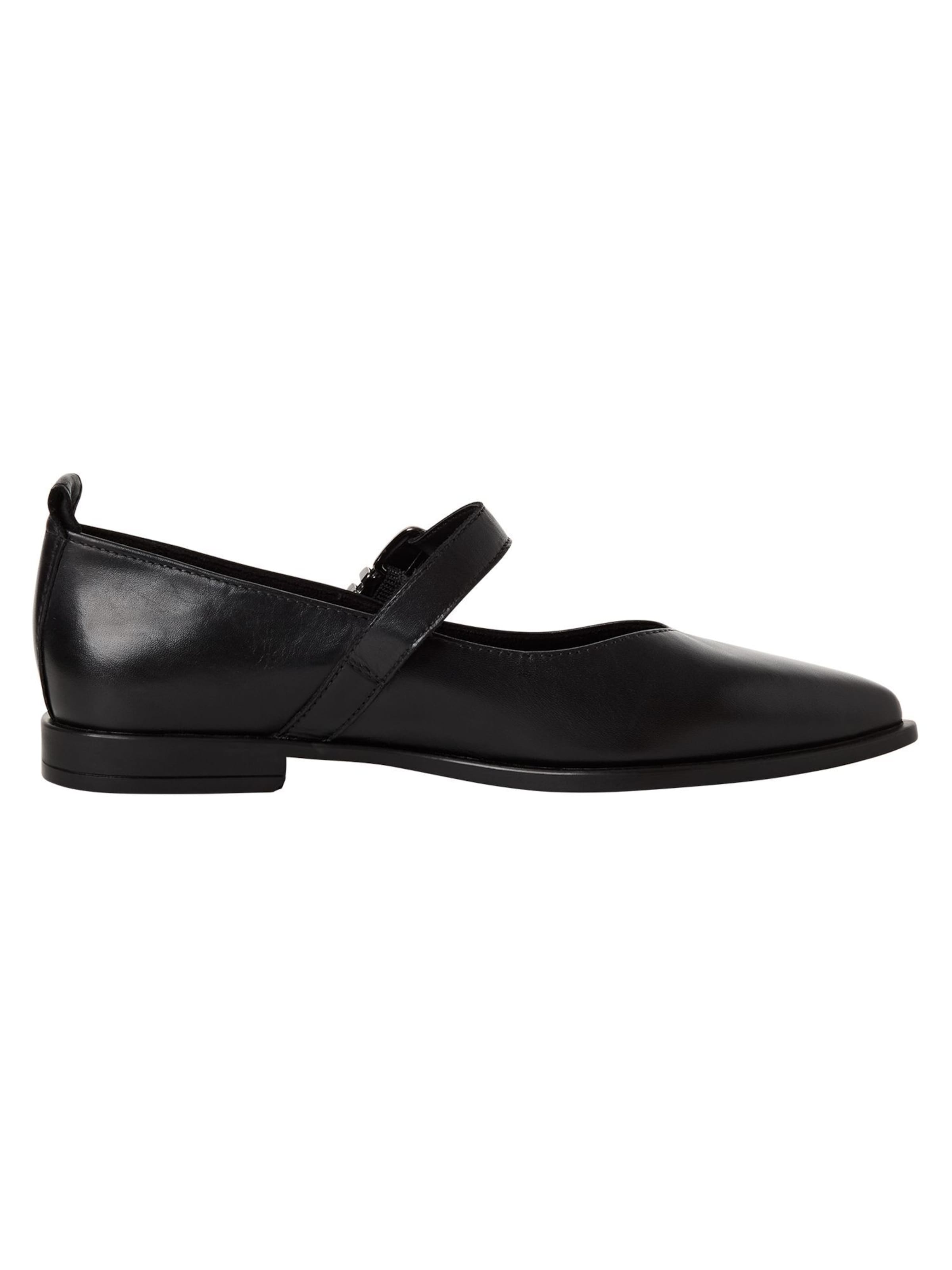 Tamaris Ballet Flats with Strap in Black