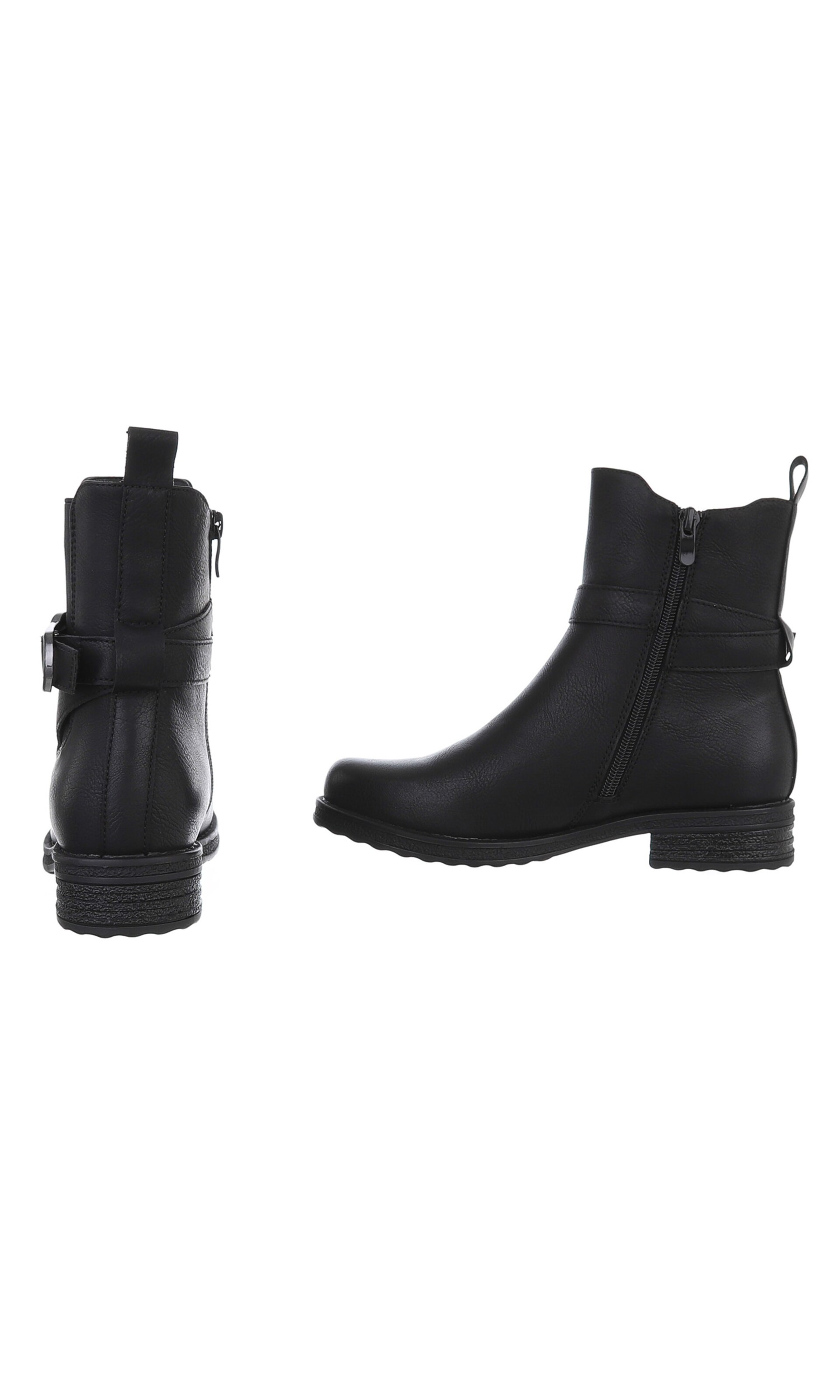 Ital-Design Stiefelette in Schwarz