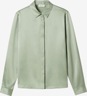 Lilysilk - Blusa en verde: frente