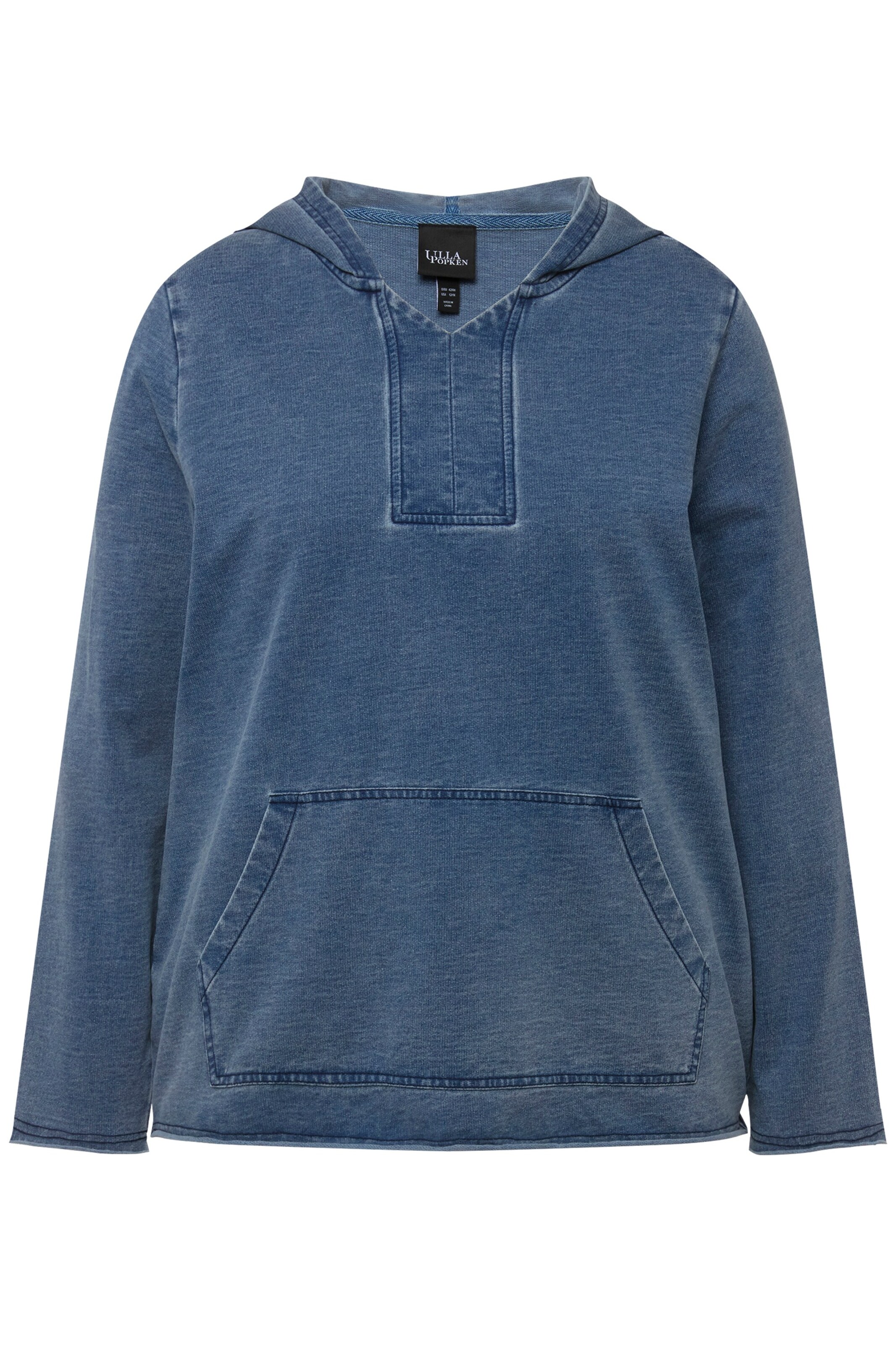 Ulla Popken Sweatshirt in Blau: Vorderseite