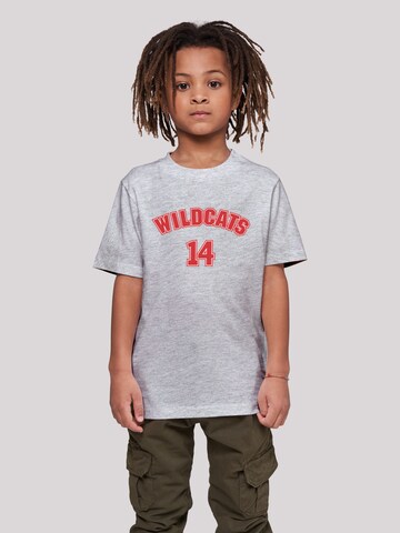 F4NT4STIC Shirt 'Disney High School Musical The Musical Wildcats 14' in Grijs: voorkant