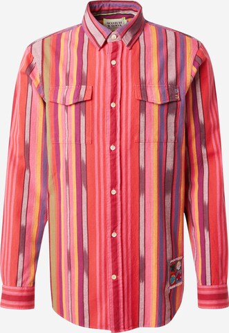 SCOTCH & SODA - Regular Fit Camisa em rosa: frente