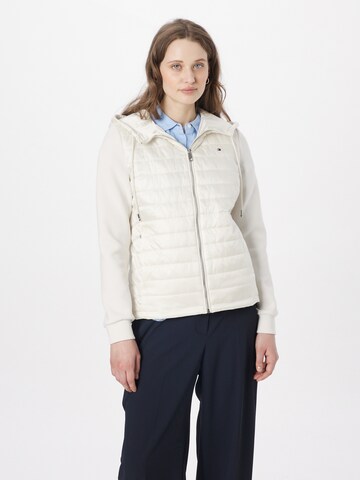 TOMMY HILFIGER - Chaqueta de entretiempo en blanco: frente