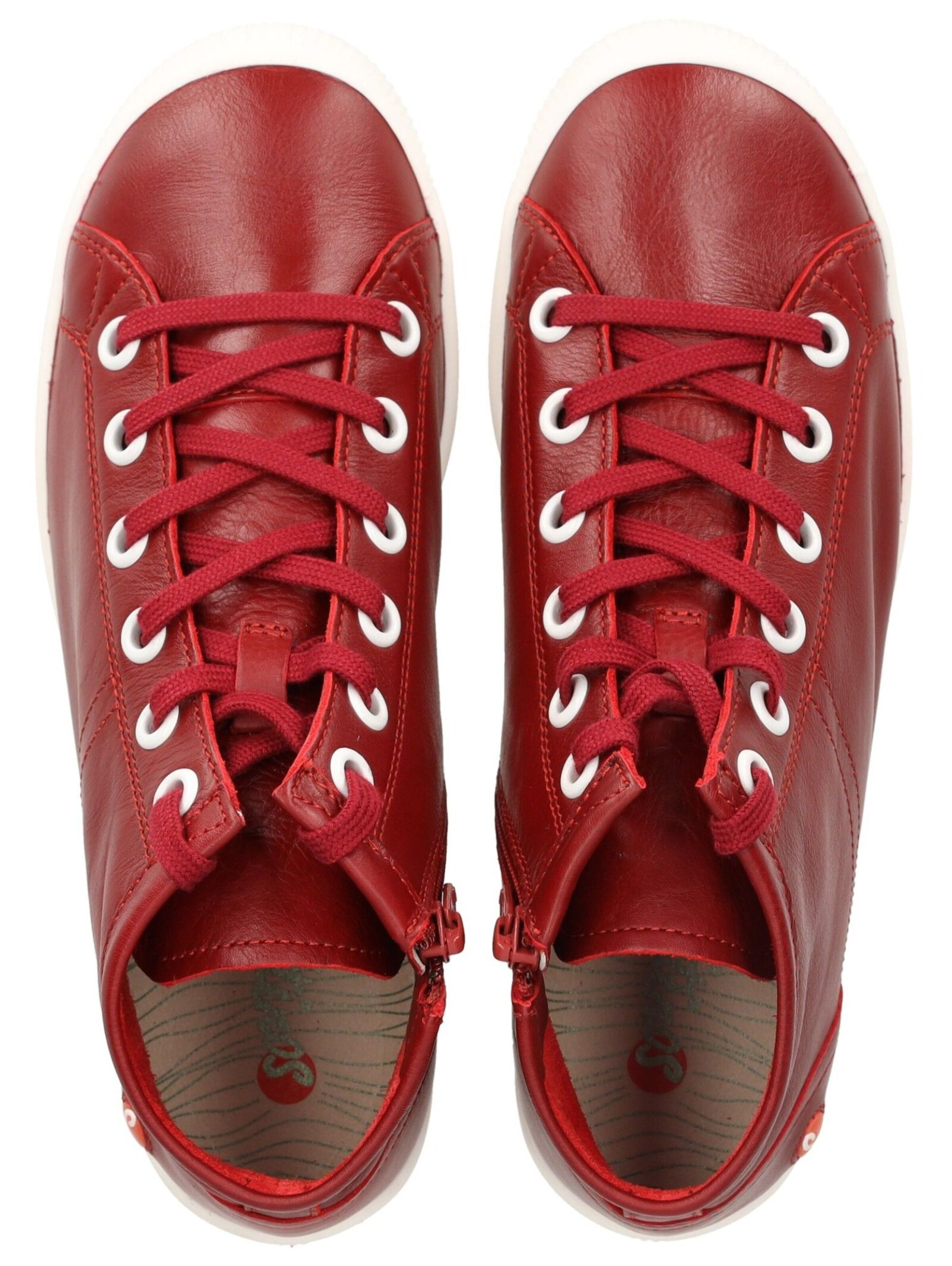 Softinos Sneakers hoog in Rood
