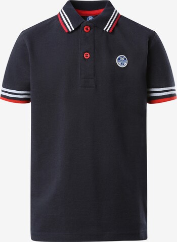 North Sails Poloshirt in Blau: predná strana