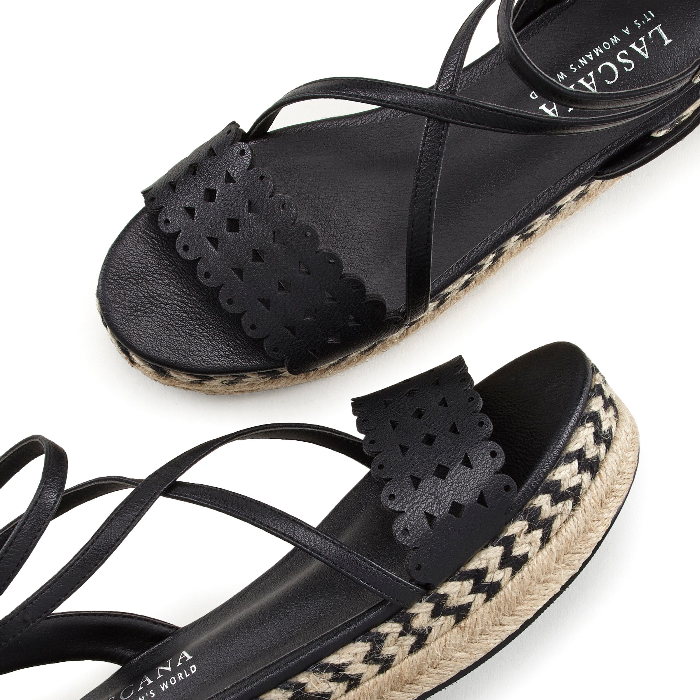 LASCANA Sandaler i sort