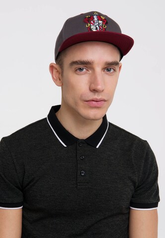 LOGOSHIRT Snapback-Cap 'Harry Potter Gryffindor' in Grau: Vorderseite