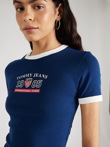 Tommy Jeans T-Shirt 'ARCHIVE GAMES' in Blau