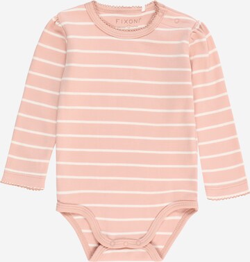 Tutina / body per bambino di Fixoni in rosa: frontale